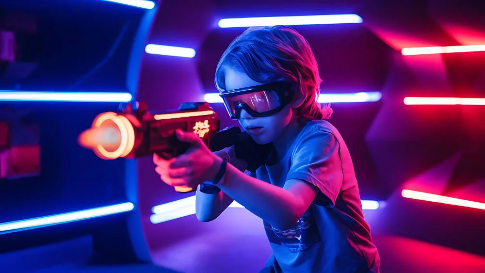 Nowy hit urodzin dziecięcych – Paintball laserowy dla dzieci zamiast sali zabaw